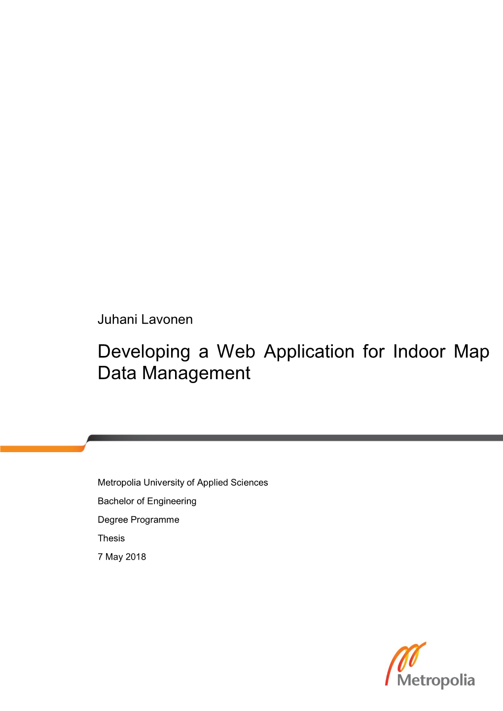 Developing a Web Application for Indoor Map Data Management