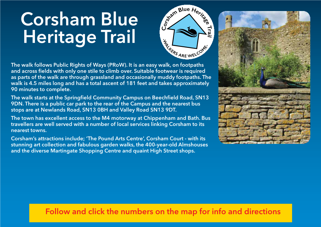 Corsham Blue Heritage Trail