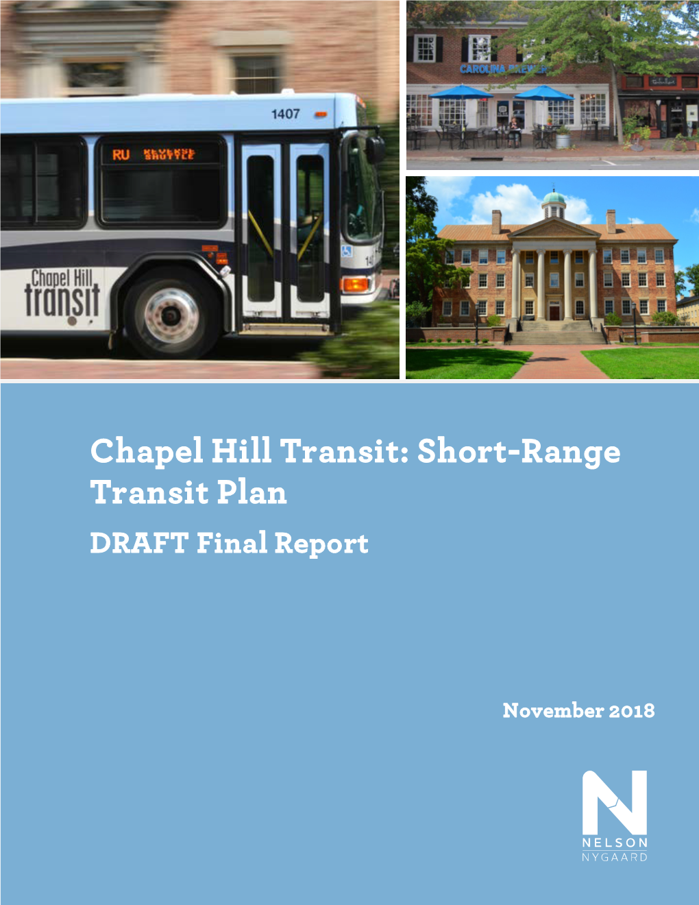 Chapel Hill Transit: Short-Range Transit Plan DRAFT Final Report