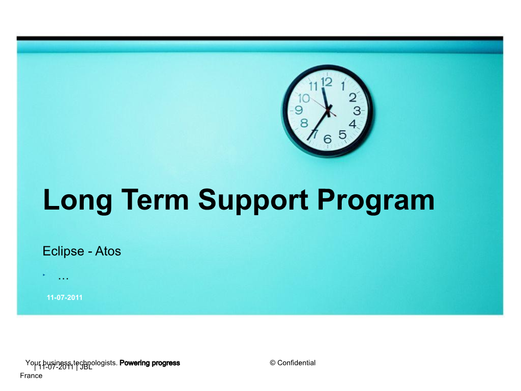 Long Term Support Program