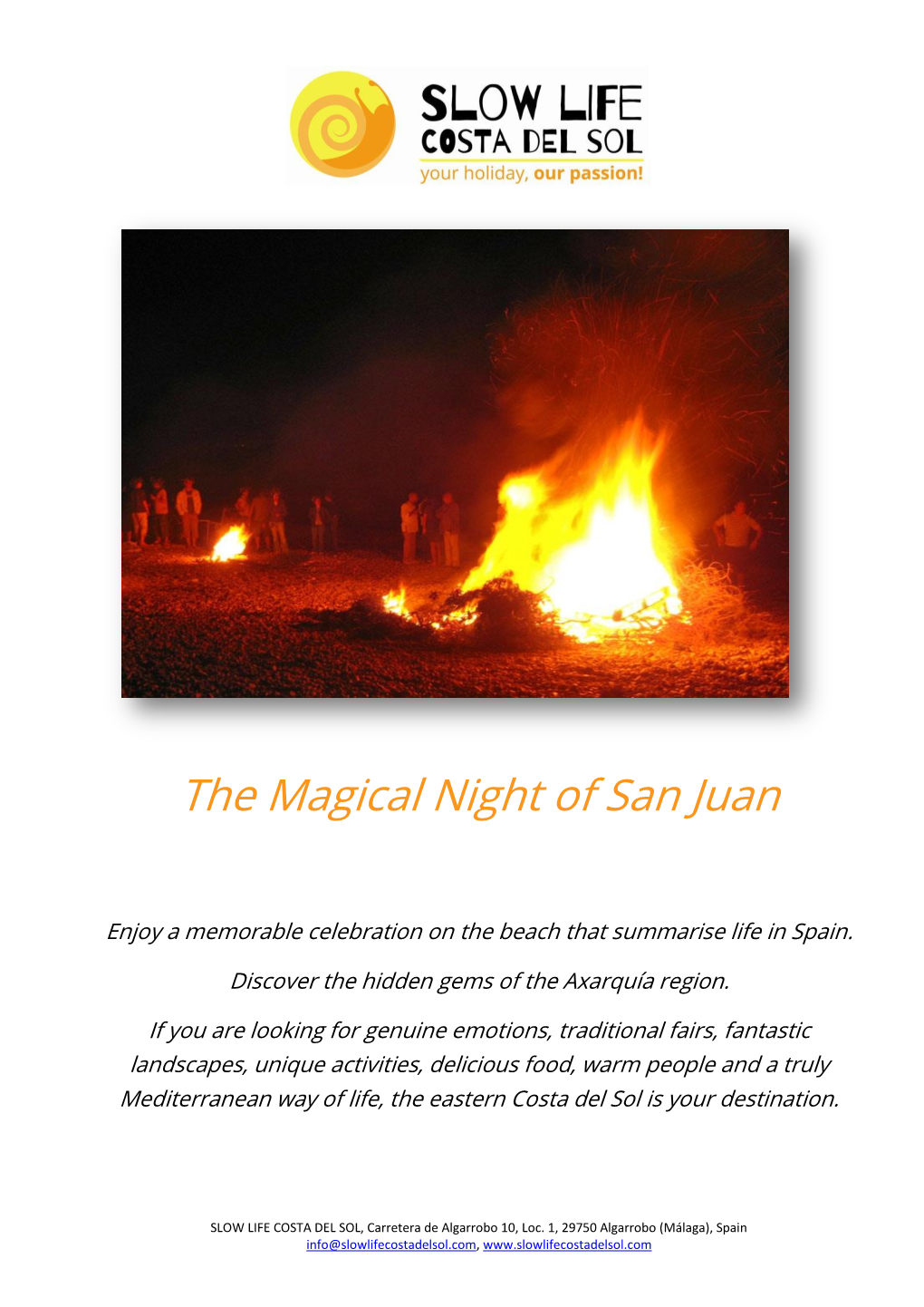 The Magical Night of San Juan
