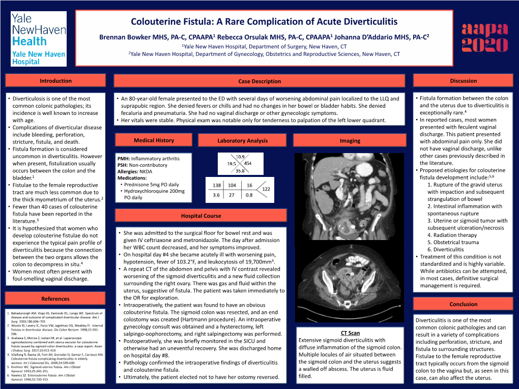 AAPA Poster Colouterine Fistula