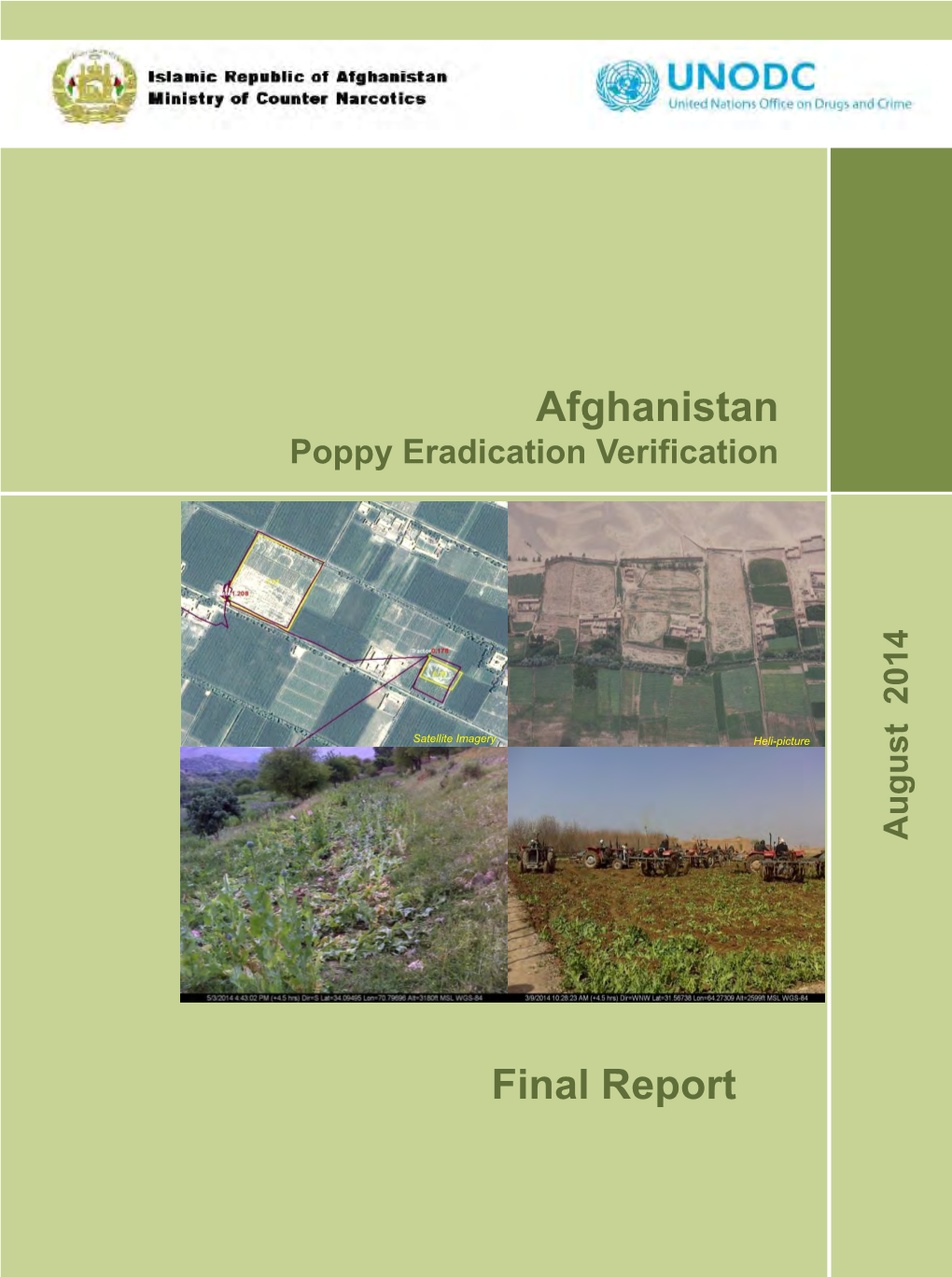 Eradication Verification Report, 2014