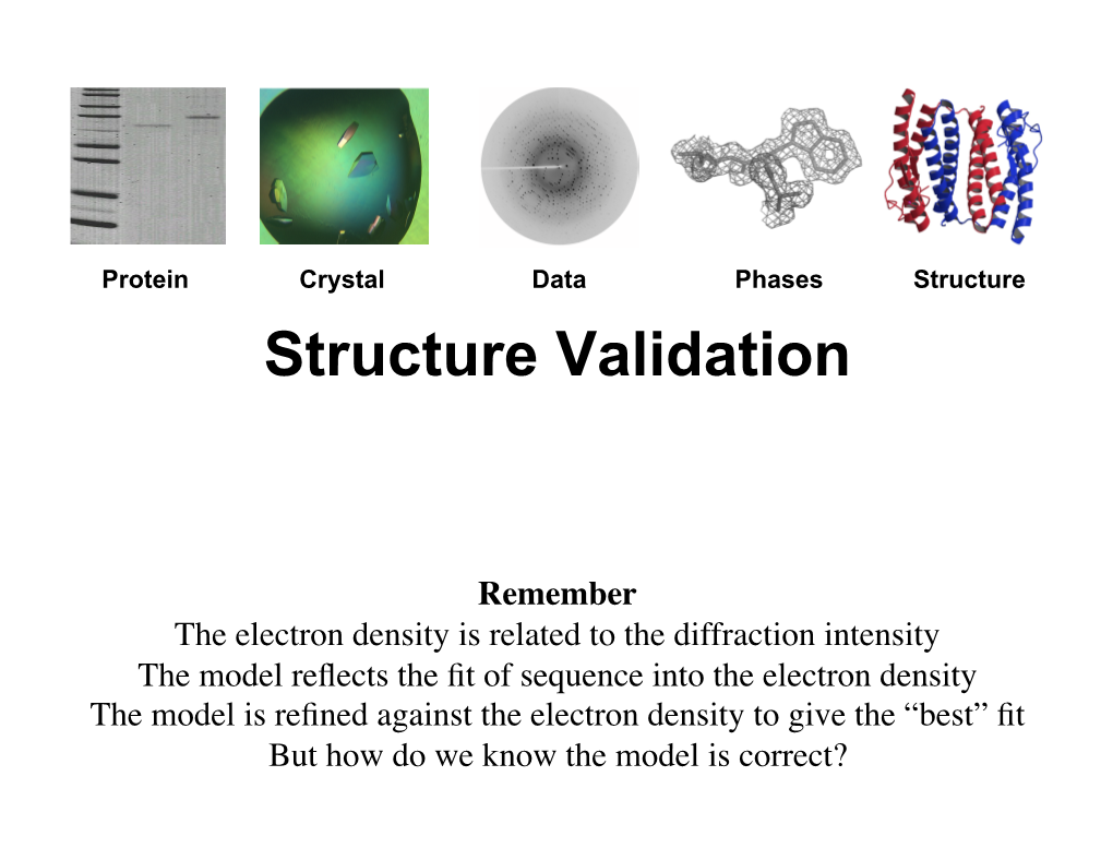 Protein Structure Validation