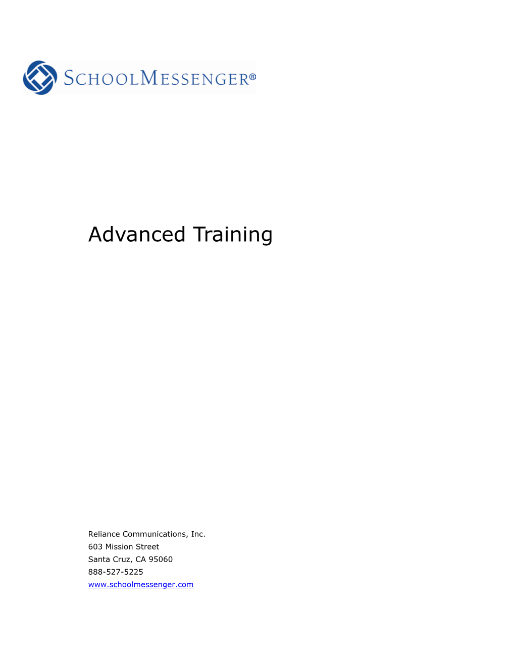 Advanced Training