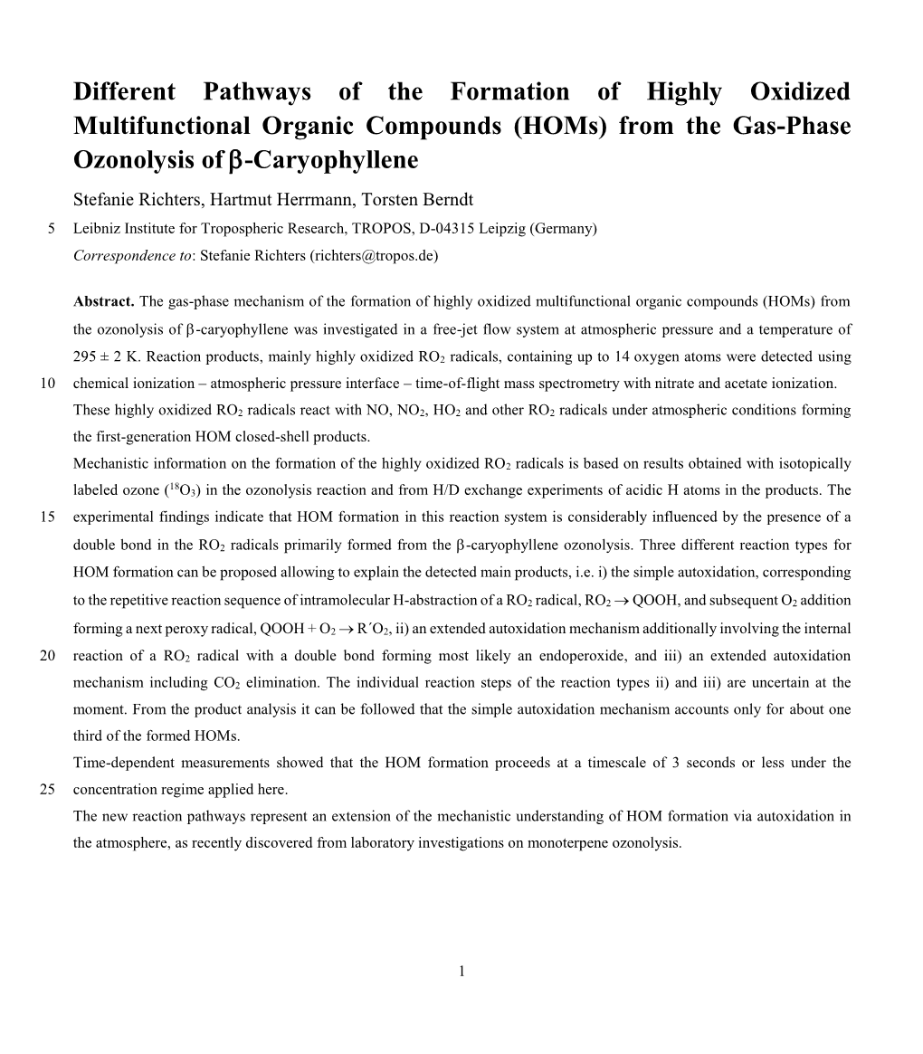 Different Pathways of the Formation of Highly Oxidized