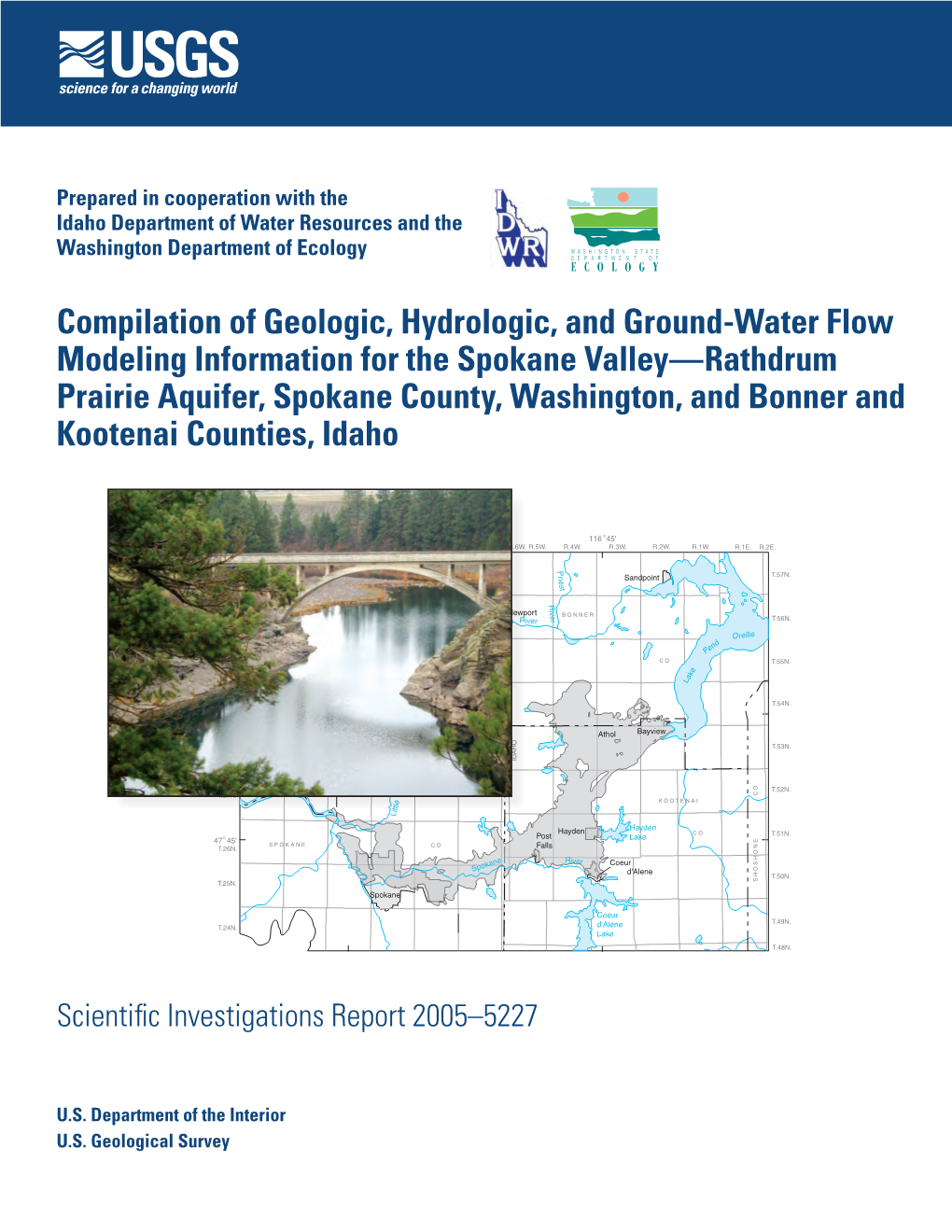 Compilation of Geologic, Hydrologic, and Ground-Water Flow Modeling Information for the Spokane Valley—Rathdrum Prairie Aquife