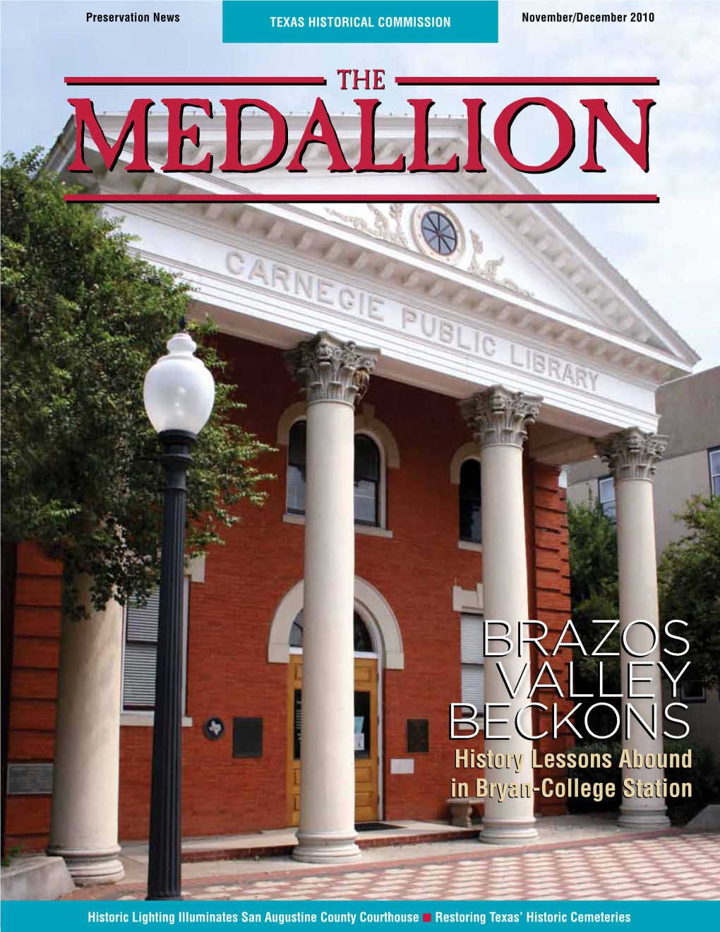 November/December 2010 Issue – the Medallion
