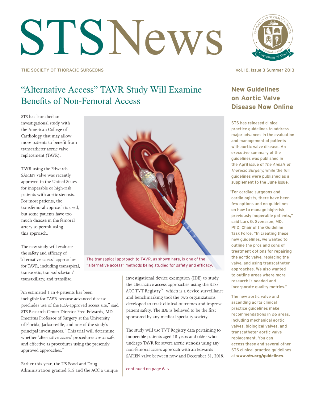 TAVR Study Will Examine Benefits of Non-Femoral Access