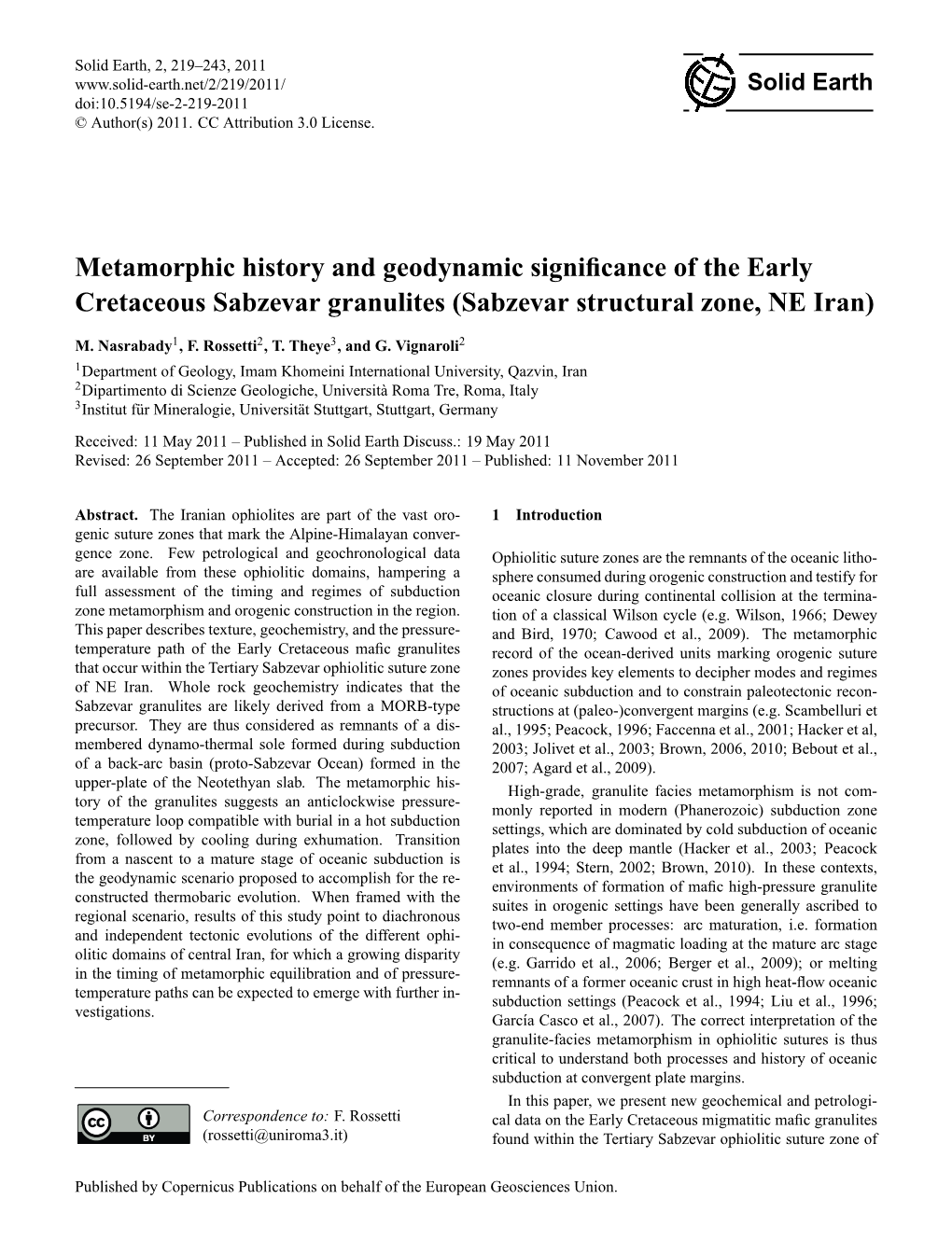 Metamorphic History and Geodynamic Significance of the Early Cretaceous