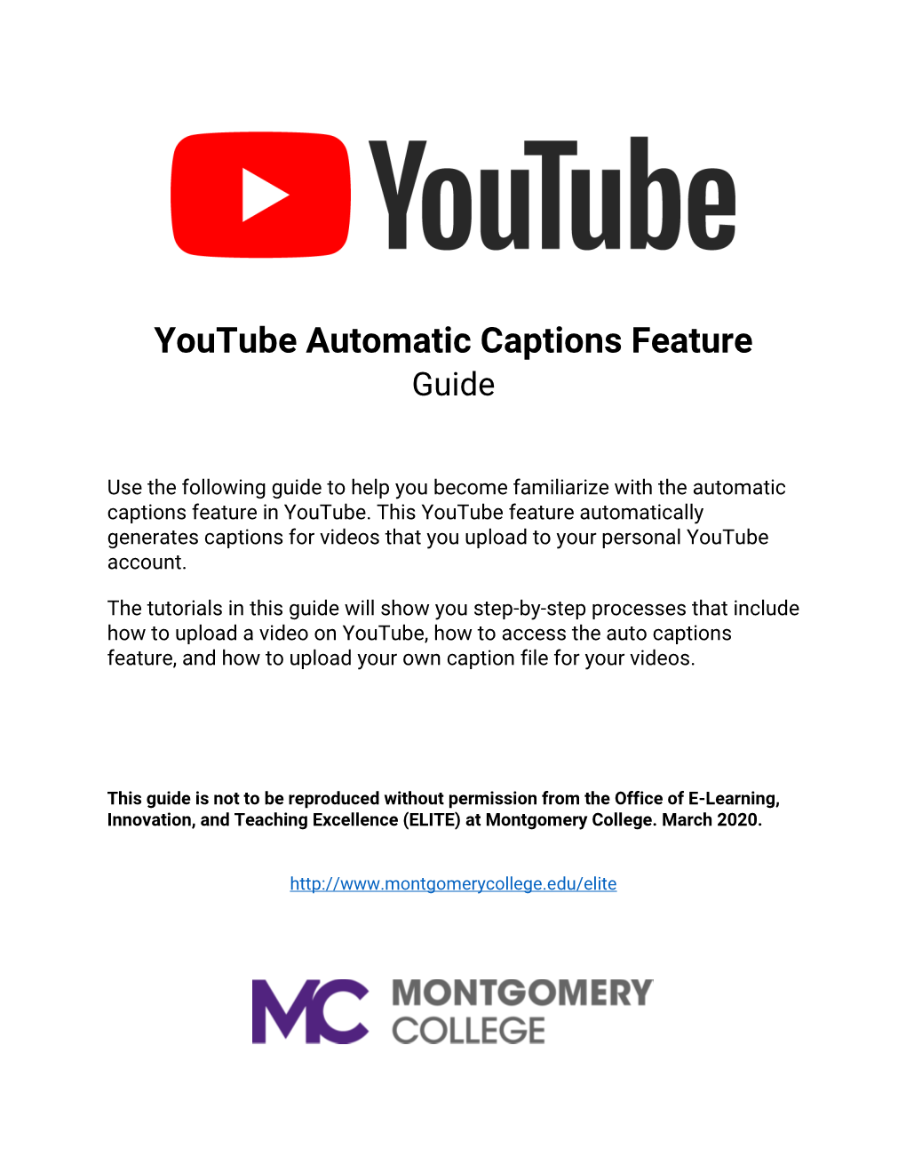 Youtube Automatic Captions Feature Guide