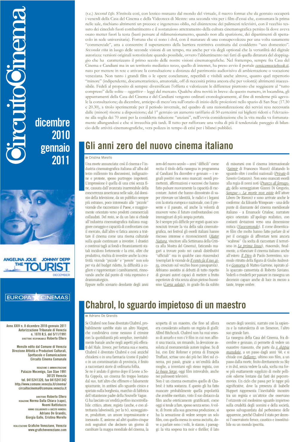 Dicembre 2010 Gennaio 2011