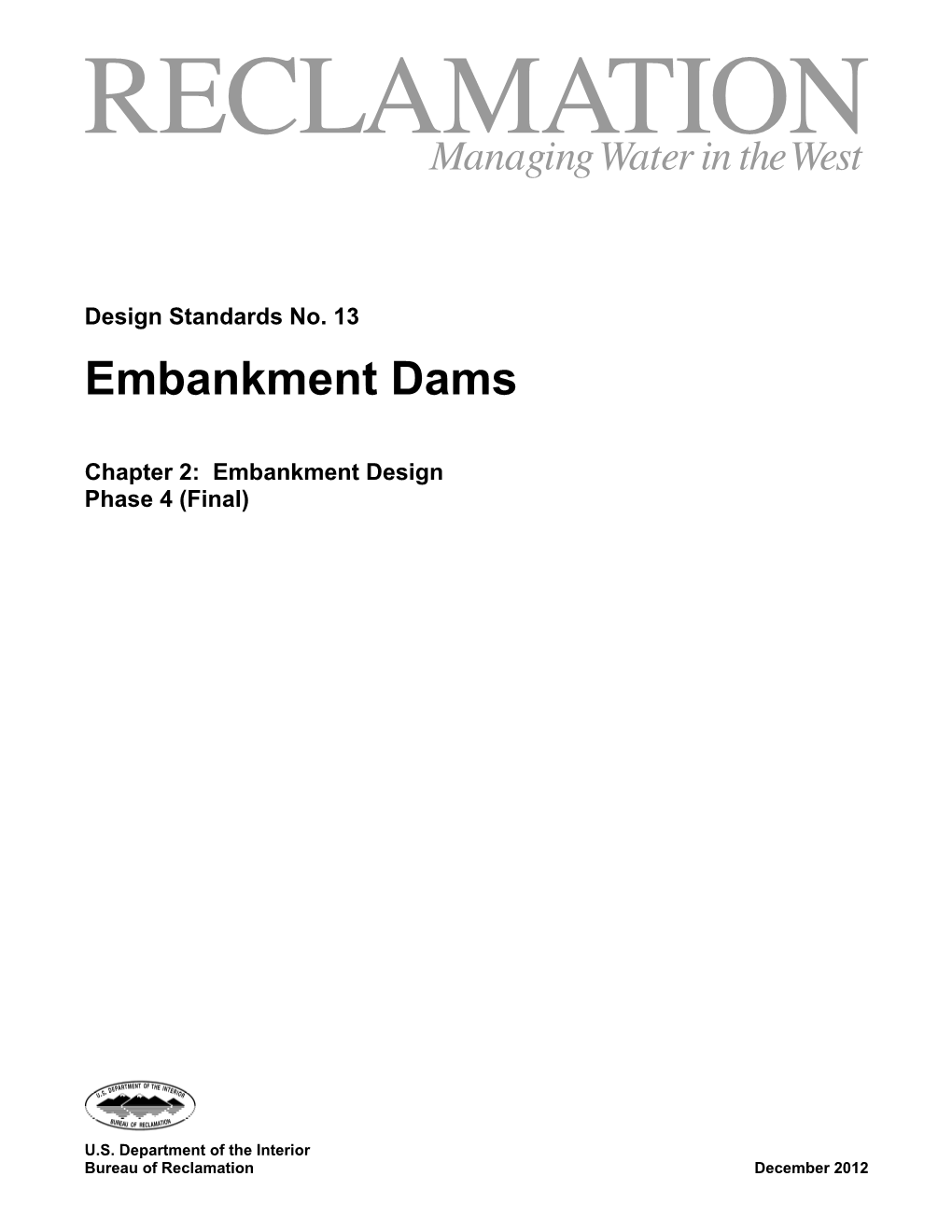 Embankment Dams