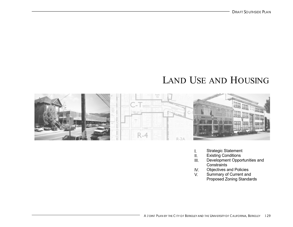 Land Use and Housing Element 31 Draft Southside Plan