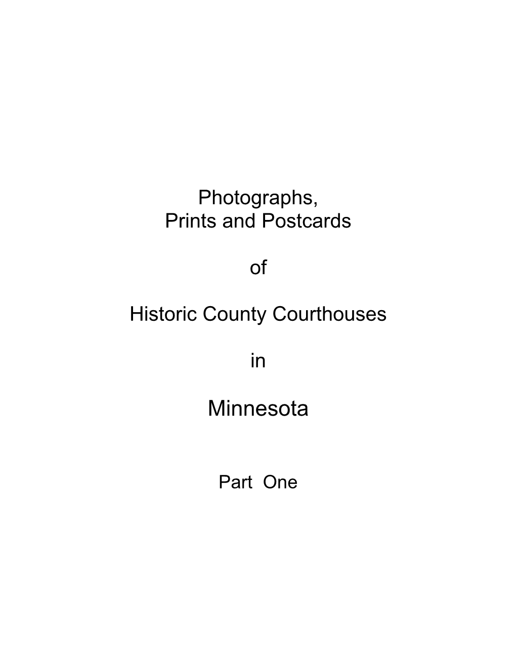Minnesota Legal History Project: January 1, 2015