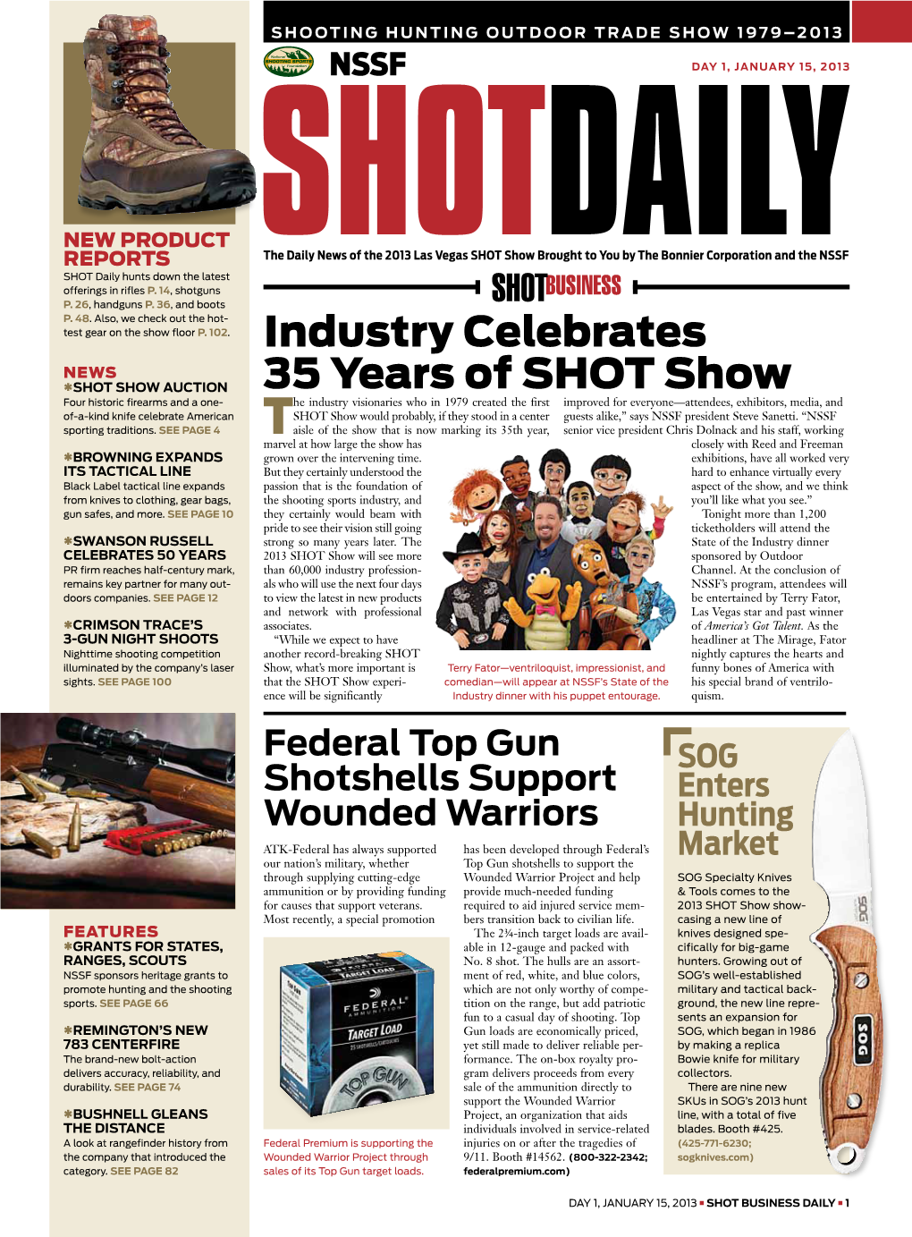 Industry Celebrates 35 Years of SHOT Show