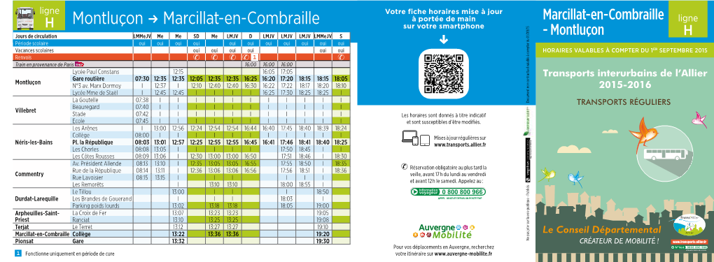 Montluçon K Marcillat-En-Combraille