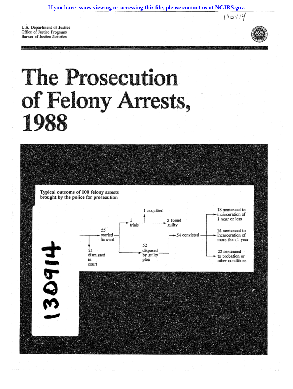 The Prosecution of Felony Ests, 19 8