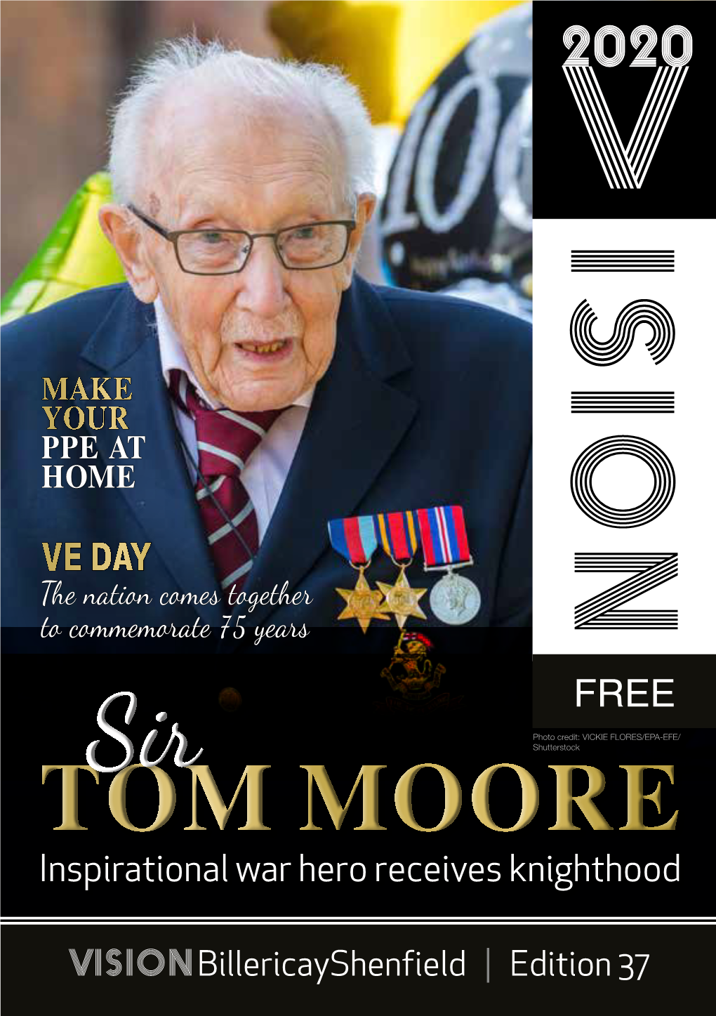 TOM MOORE Inspirational War Hero Receives Knighthood