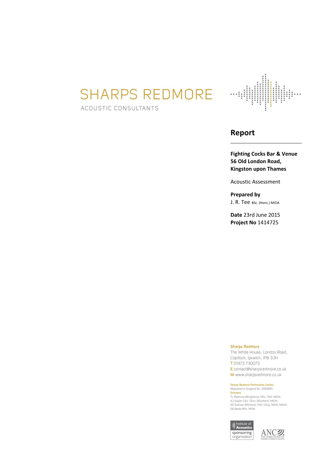 Acoustic Assessment