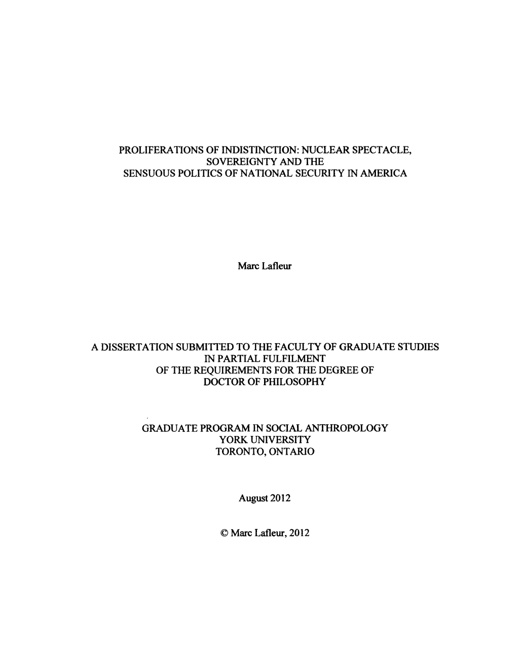 Nuclear Spectacle, Sovereignty and the Sensuous Politics of National Security in America