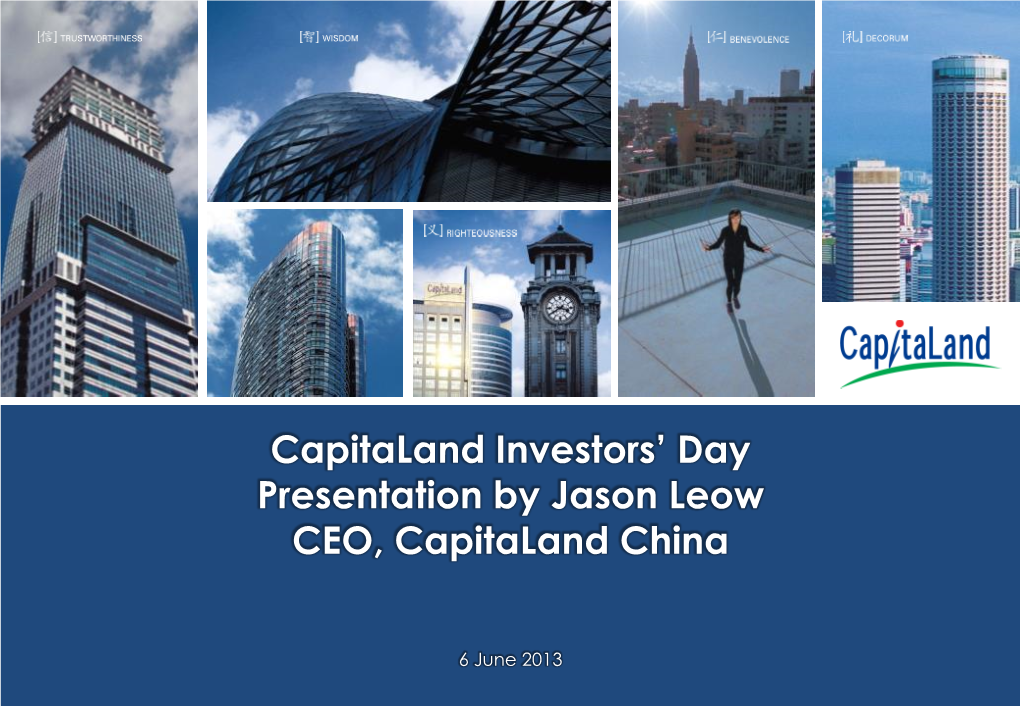 CEO, Capitaland China