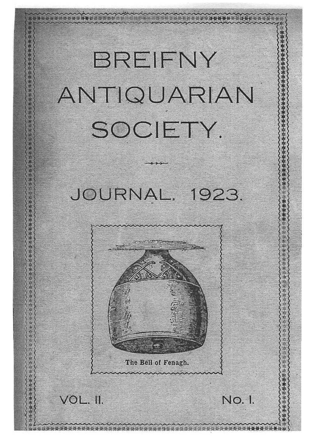 Breifny-Antiquarian-Society-Journal-1923-Vol-II-No-I.Pdf (2956.8