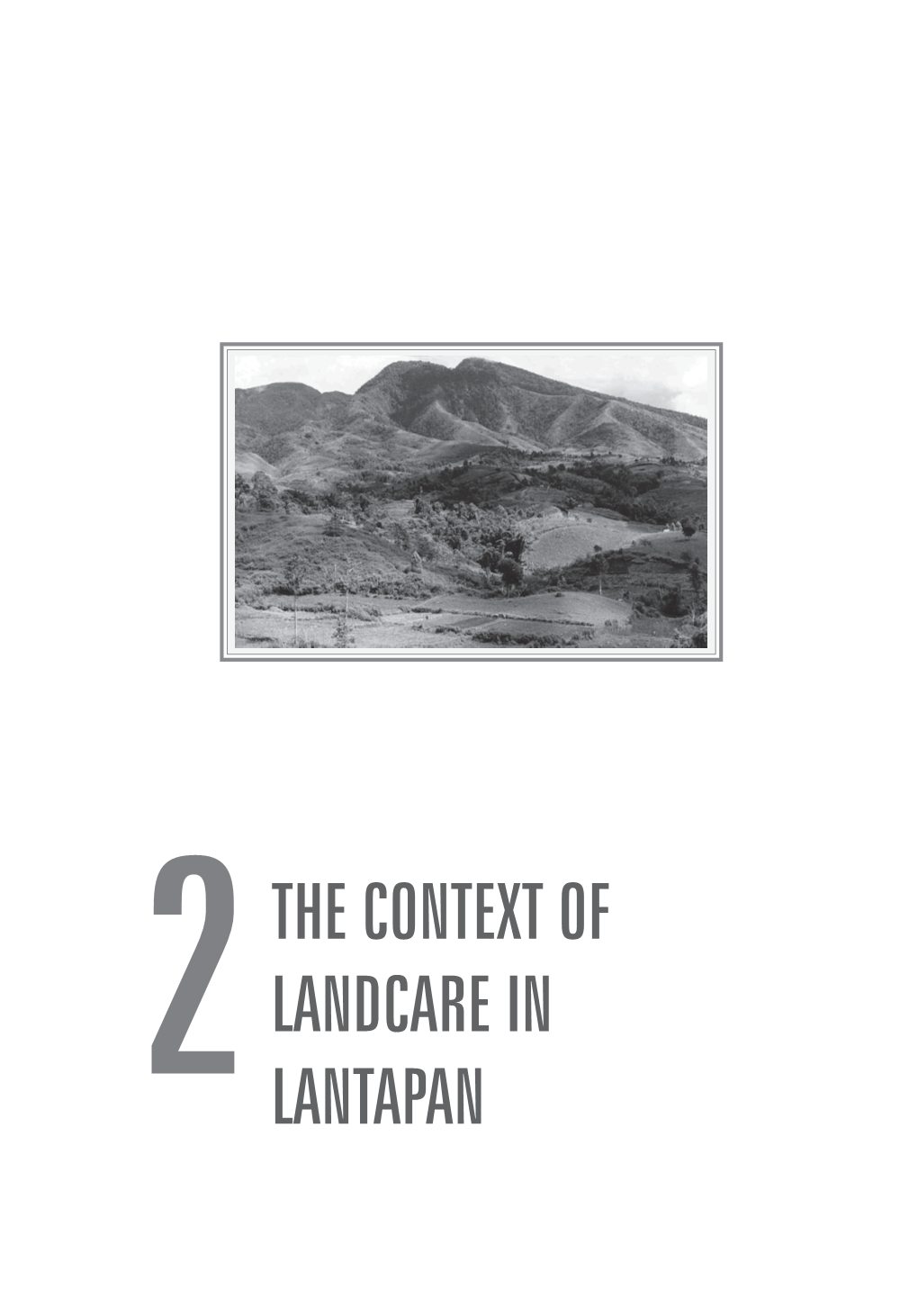 2The Context of Landcare in Lantapan