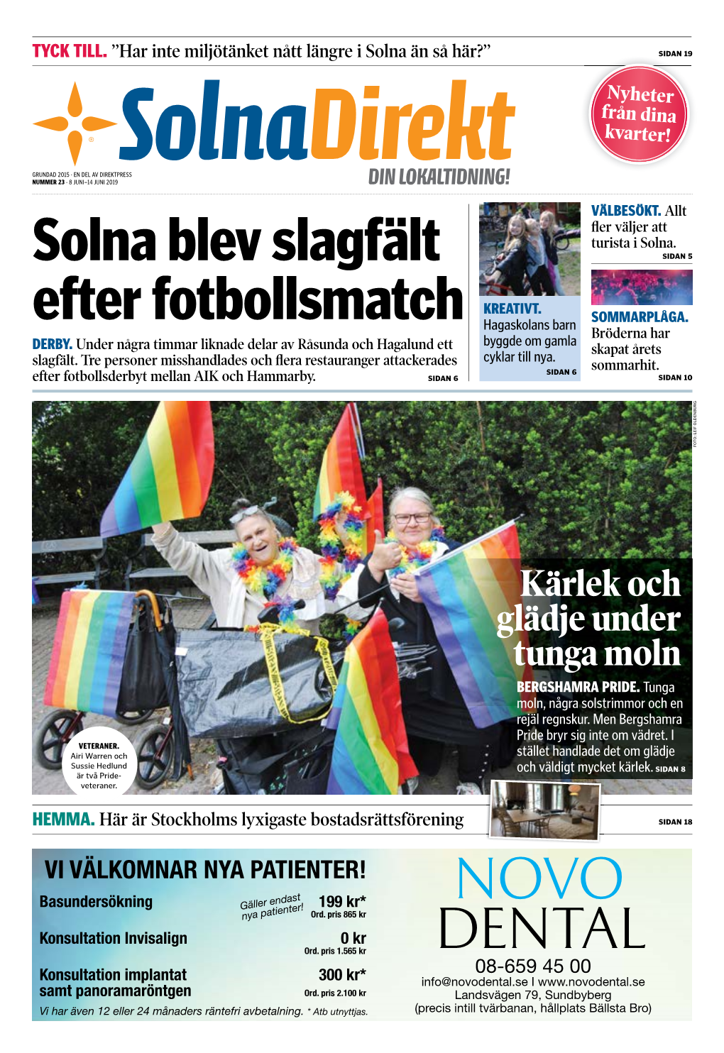 Solna Blev Slagfält Efter Fotbollsmatch