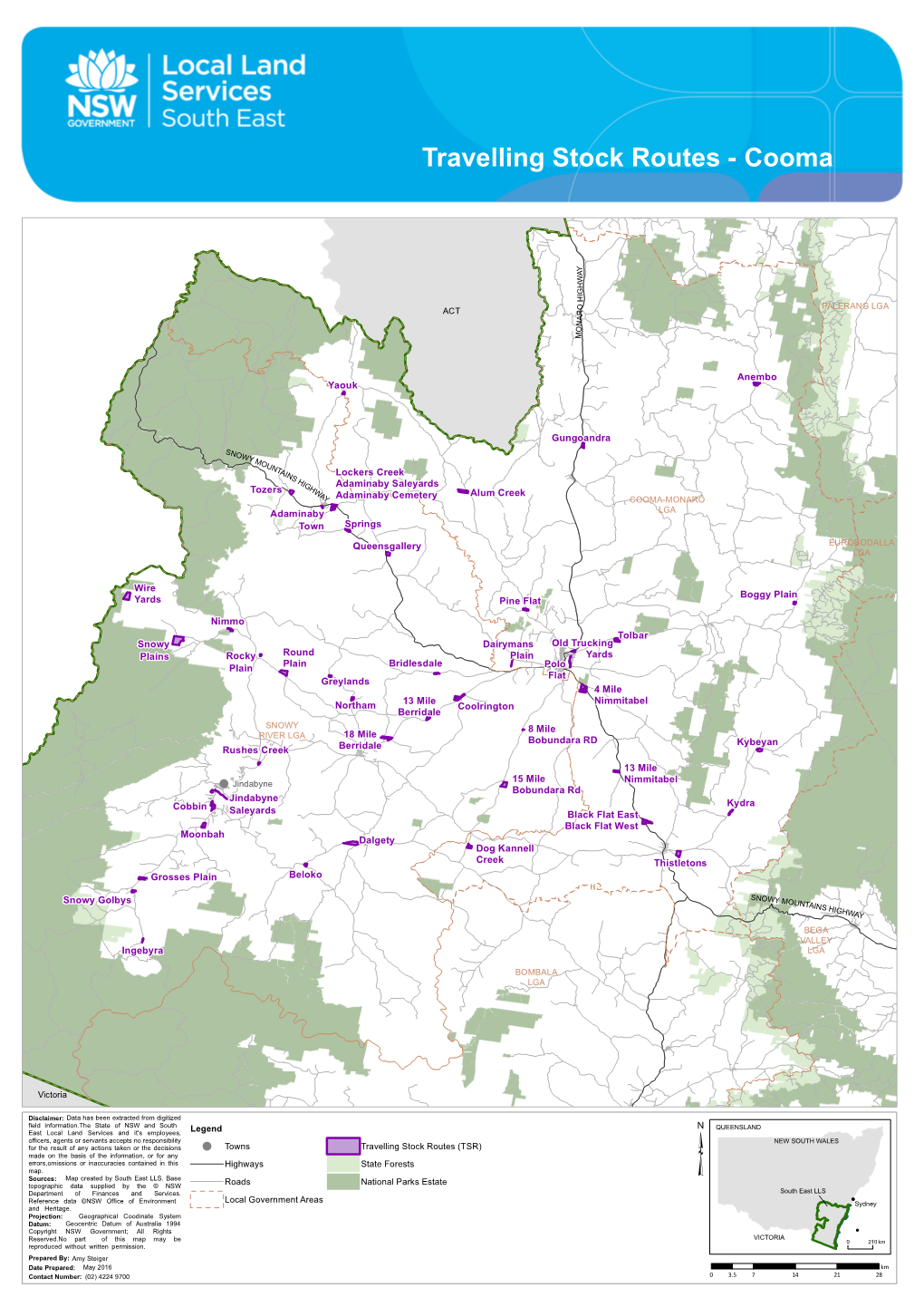 Travelling Stock Routes - Cooma