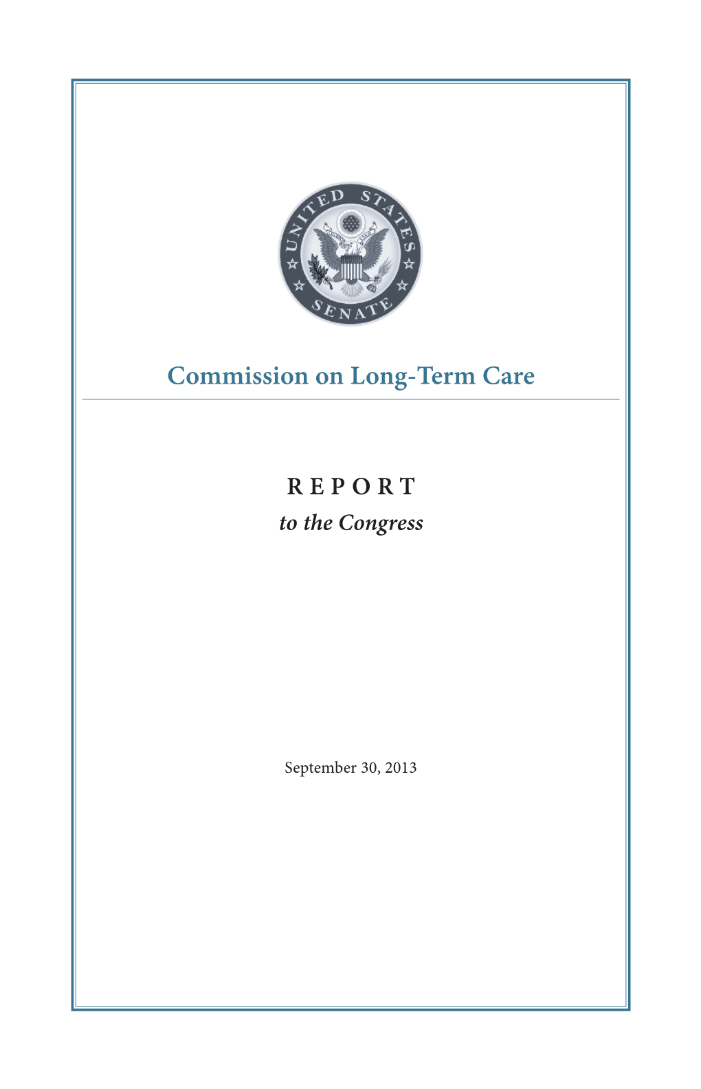 Commission on Long-Term Care