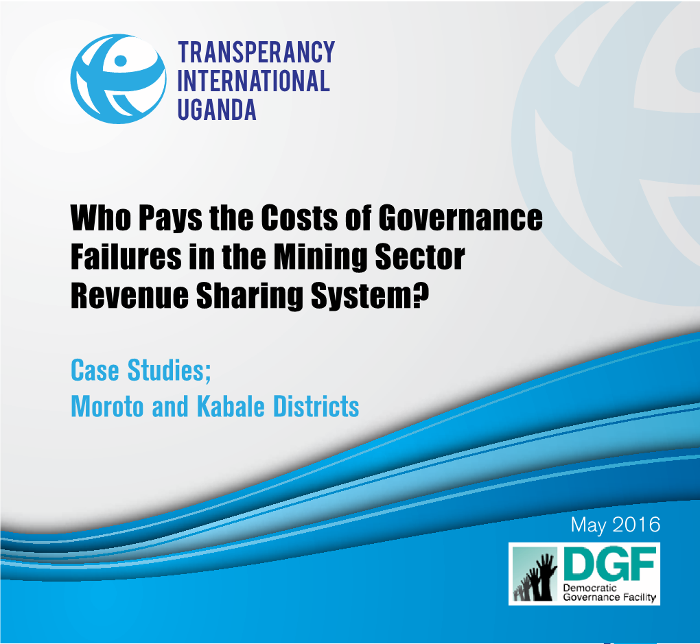 Who Pays the Costs of Governance Failures in the Mining Sector