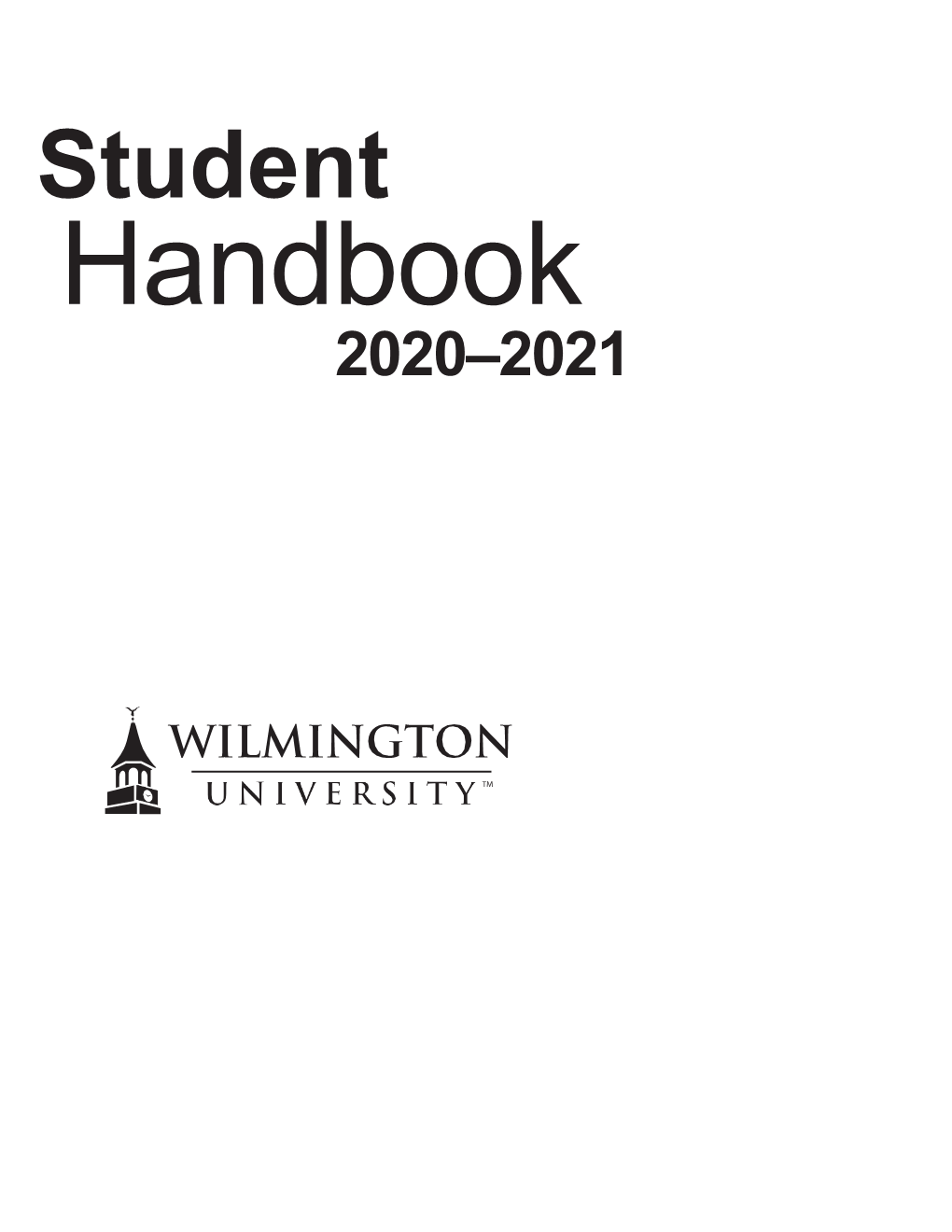 Student Handbook 2020–2021