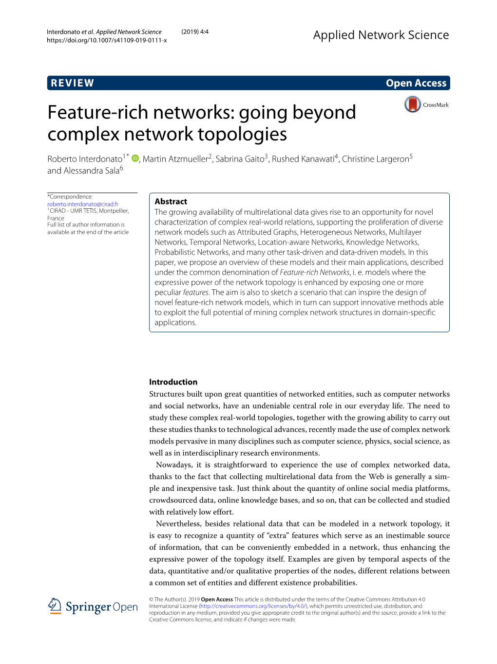 Feature-Rich Networks: Going Beyond Complex Network Topologies