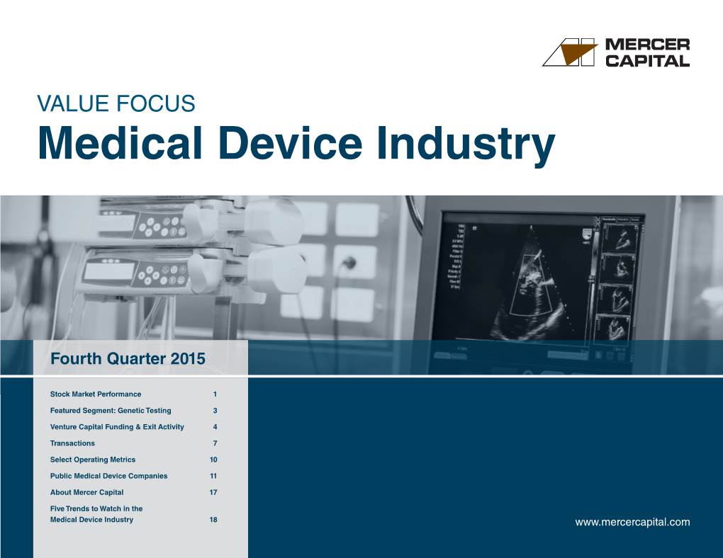 Medical Device Industry