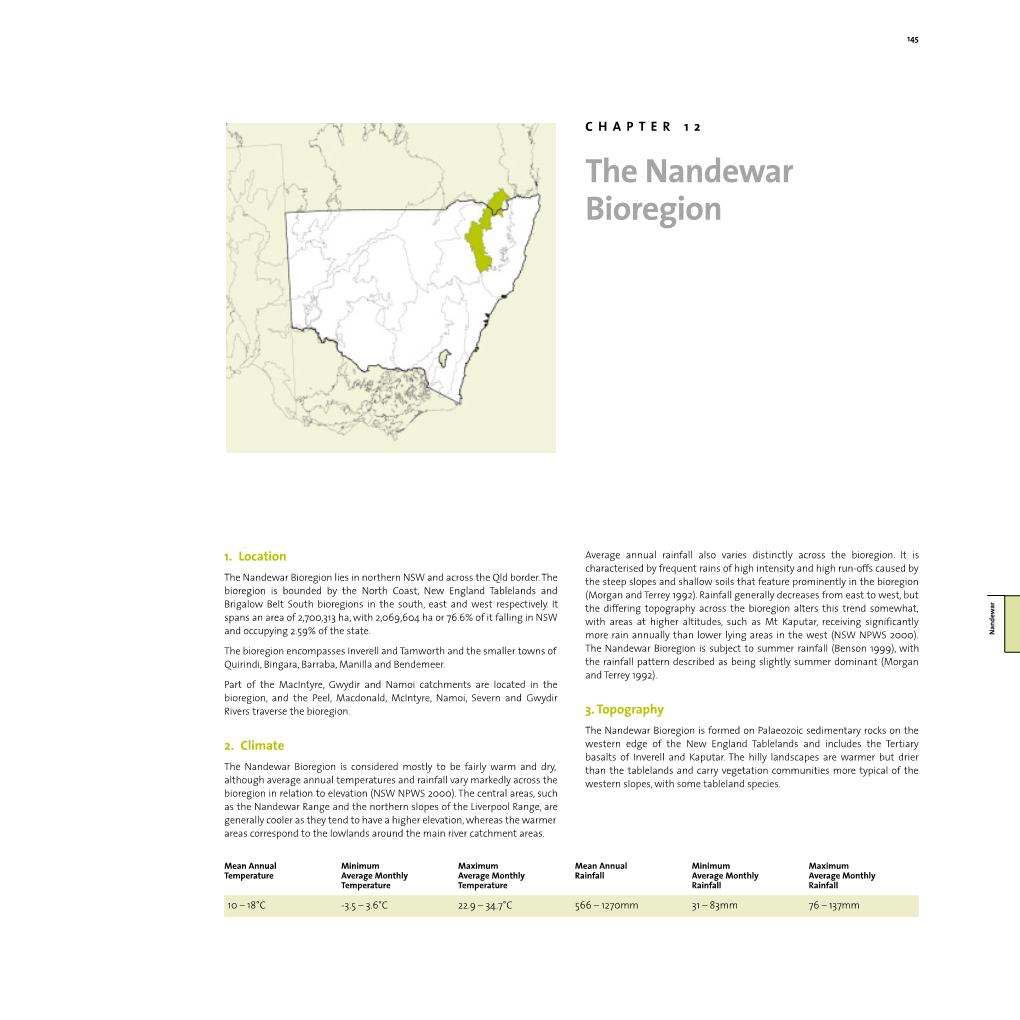 The Nandewar Bioregion