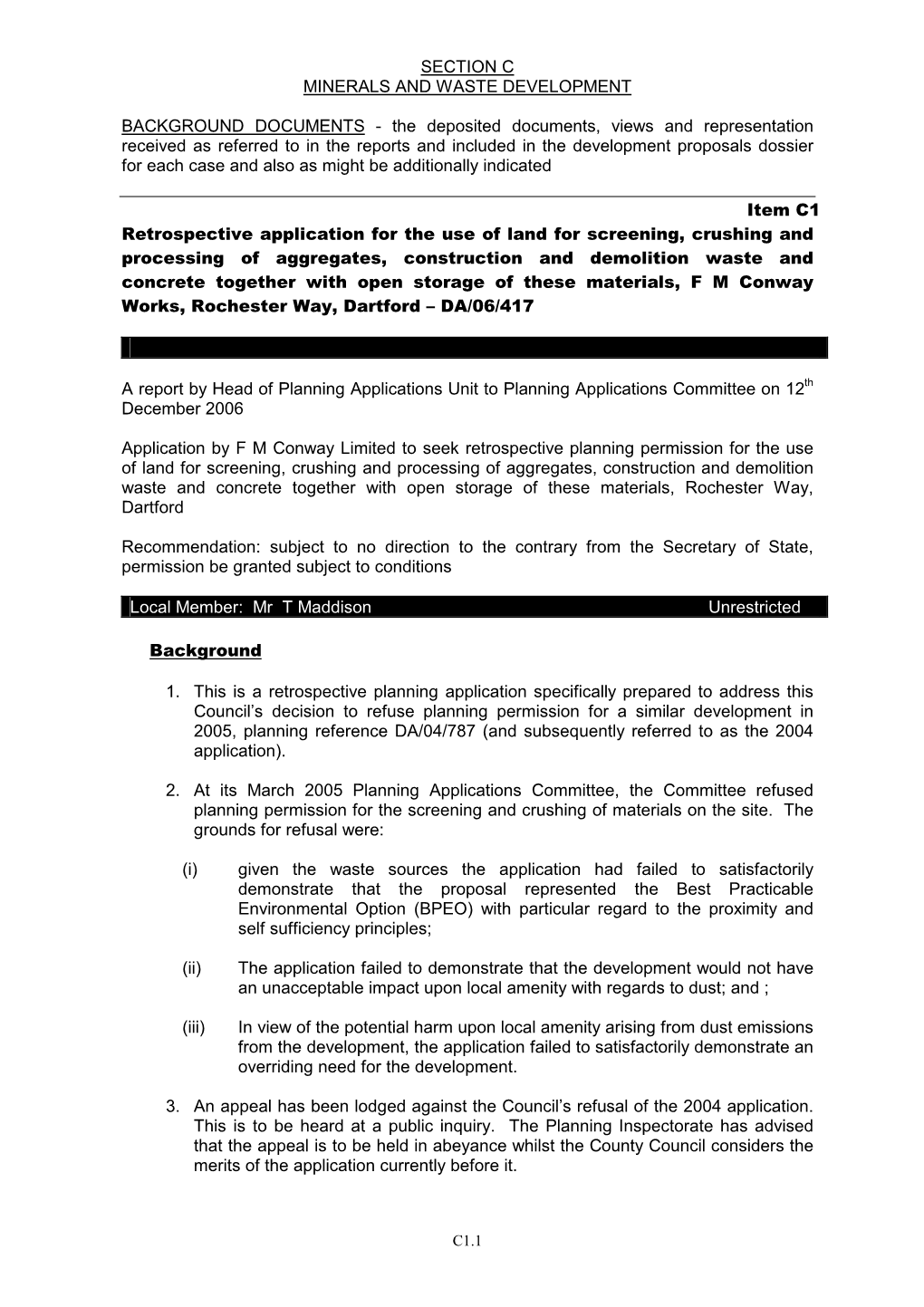 The Deposited Documents, Views and Representation