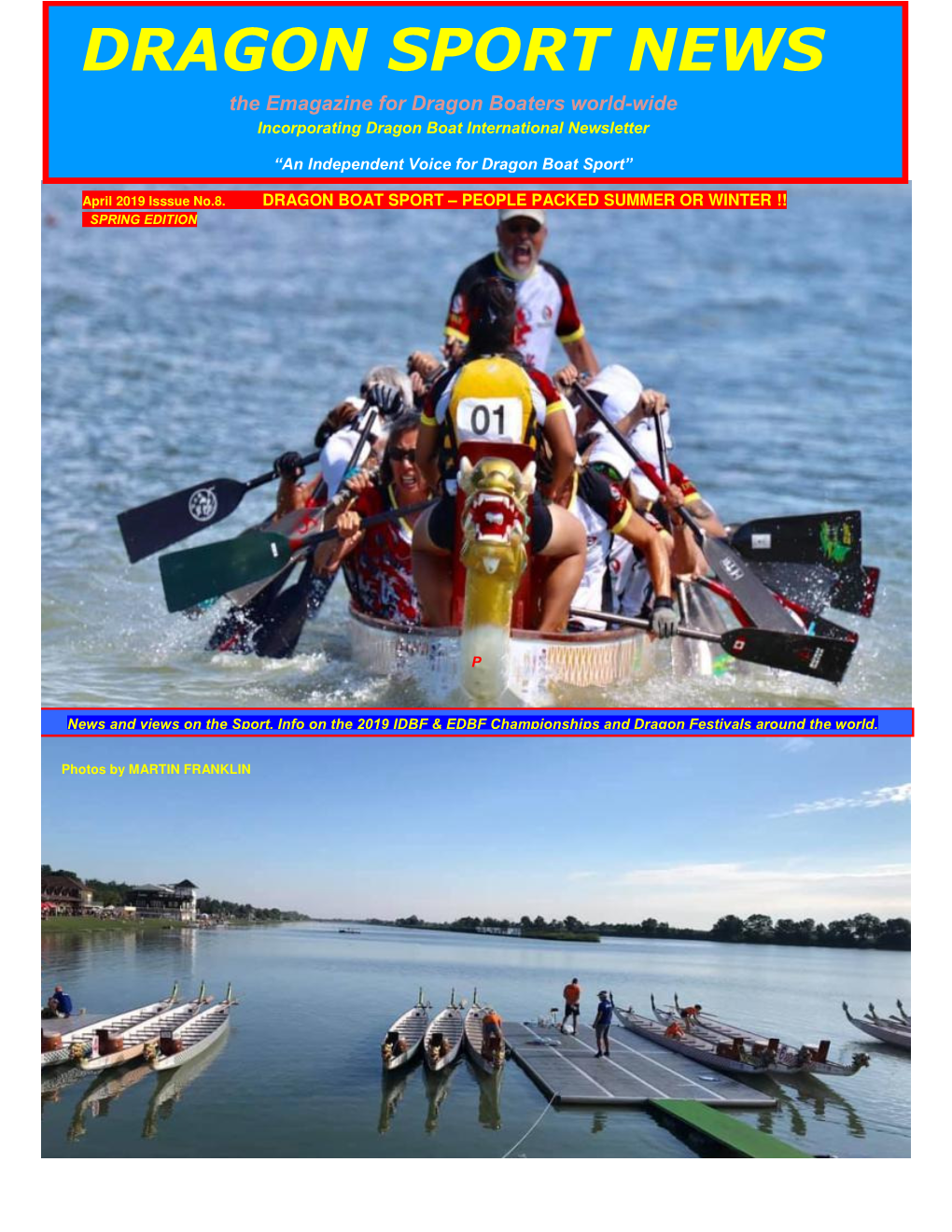 DRAGON SPORT NEWS the Emagazine for Dragon Boaters World-Wide