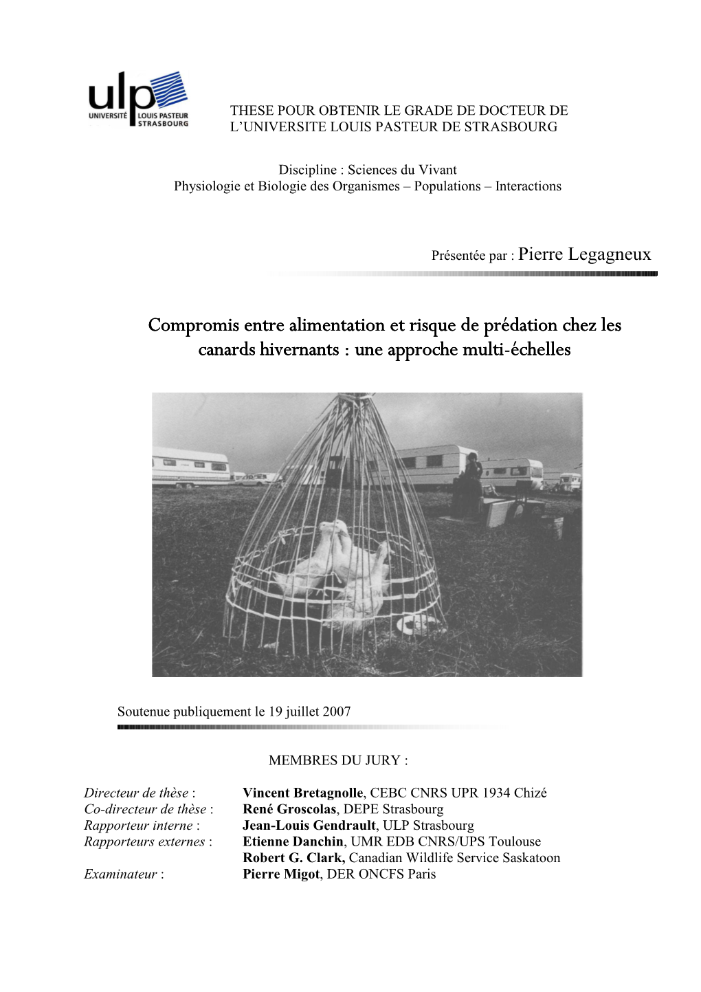 Un Modèle Pour Tester Les Compromis Entre Alimentation Et Risque De Prédation À Plusieurs Échelles Spatiales Et Biologiques