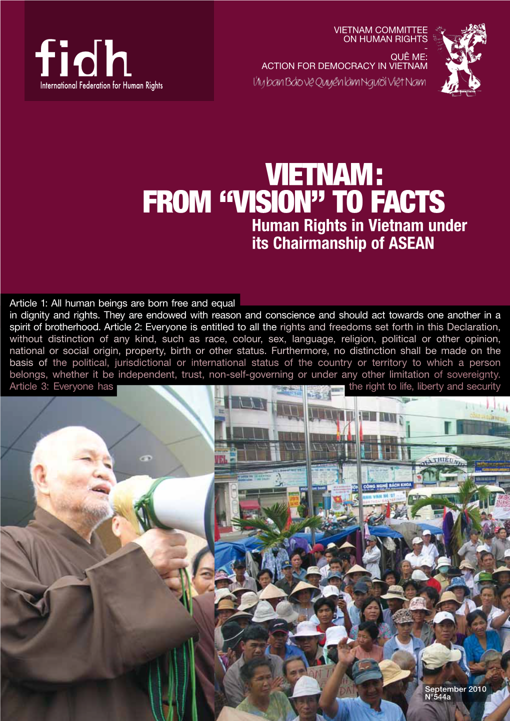 Vietnam Committee on Human Rights - Quê Me: Action for Democracy in Vietnam