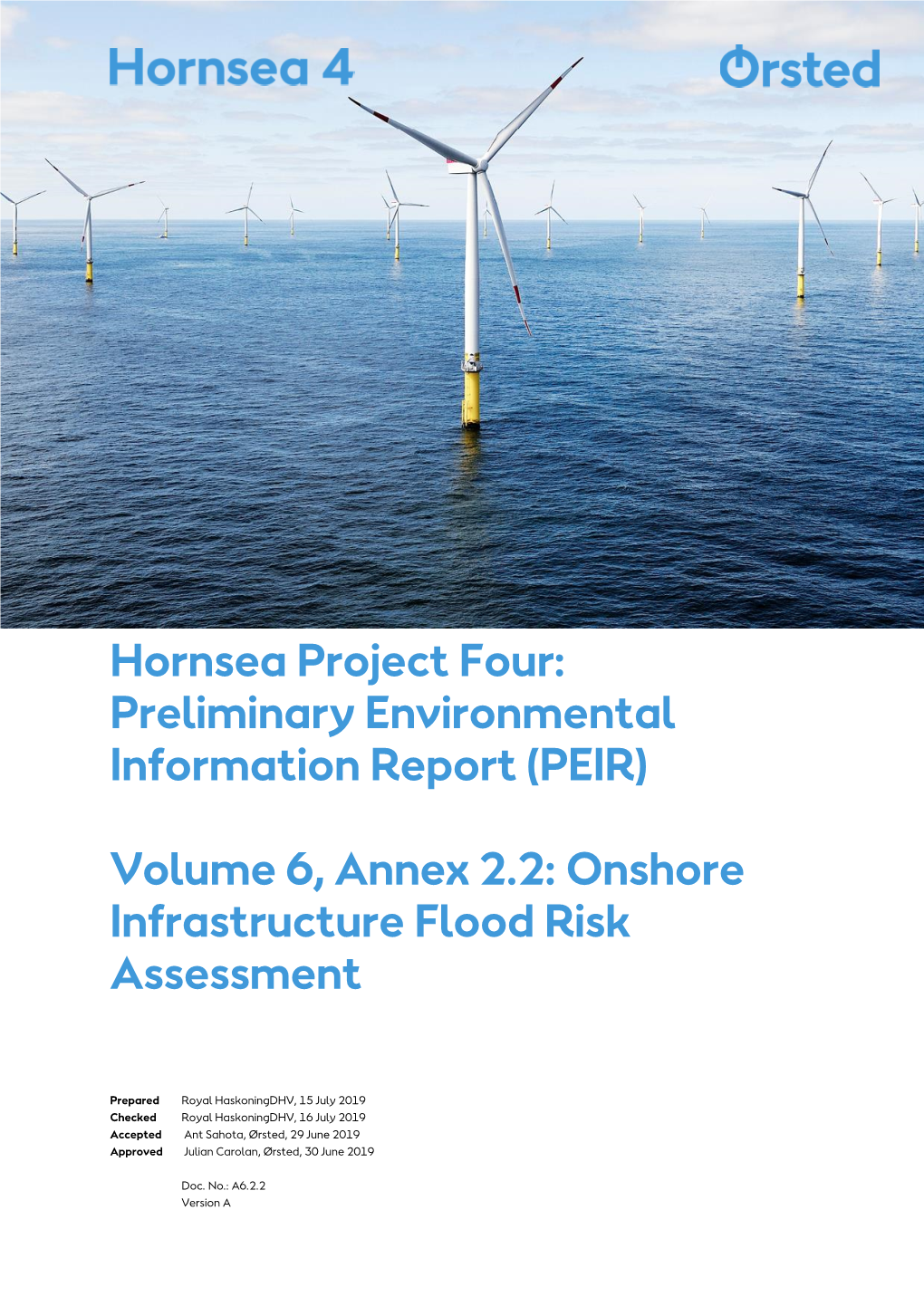 (PEIR) Volume 6, Annex 2.2: Onshore Infrastructure Flood Risk