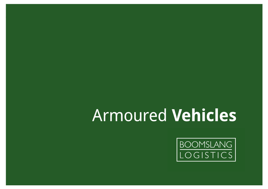 Armored Catalogue