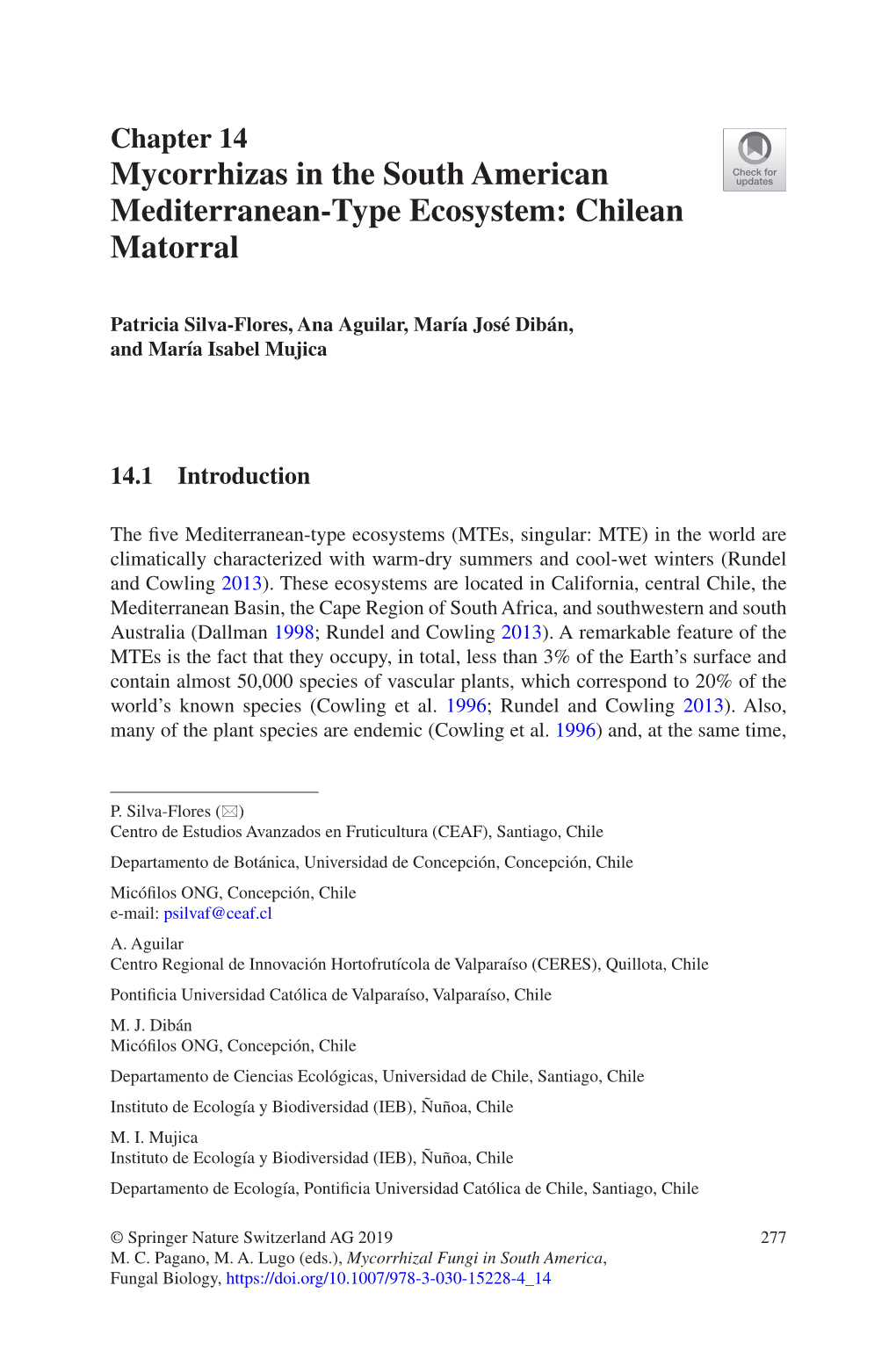 Chilean Matorral