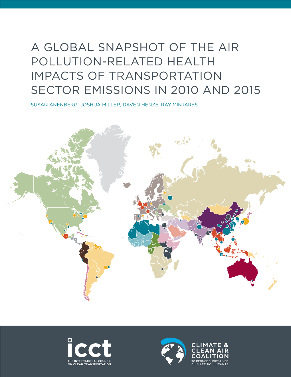 A Global Snapshot of the Air Pollution-Related Health Impacts of Transportation Sector Emissions in 2010 and 2015