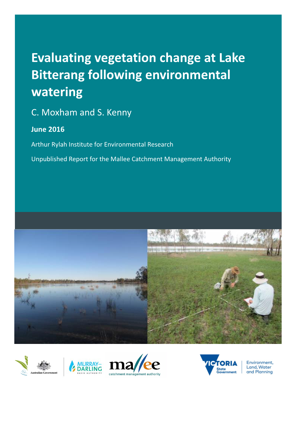 Evaluating Vegetation Change at Lake Bitterang Following Environmental Watering C