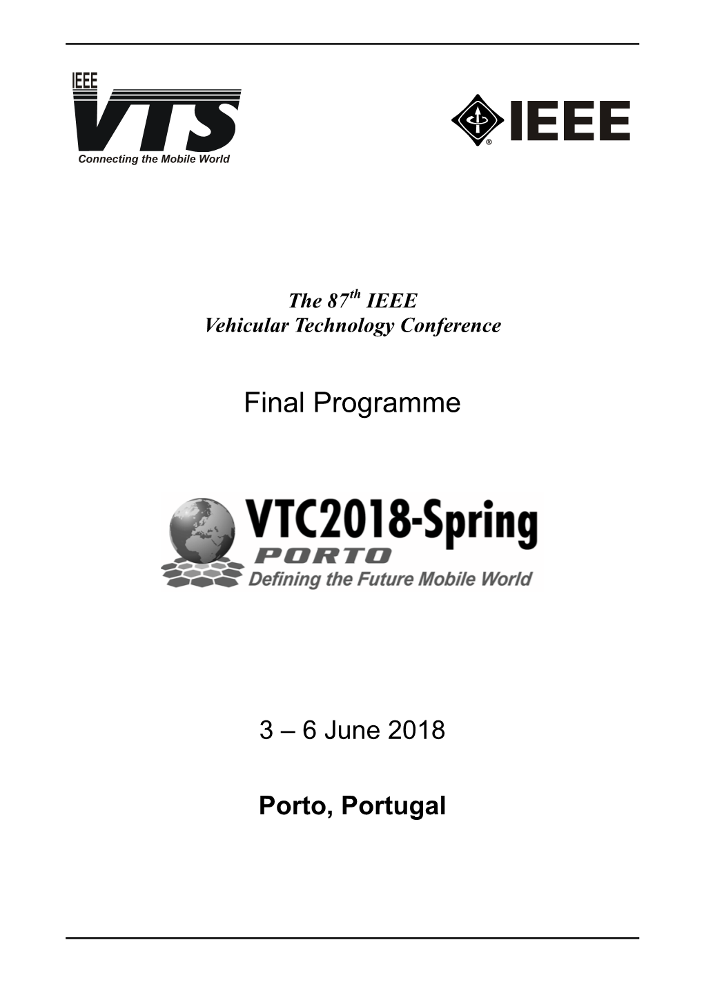 VTC2018-Spring Final Program