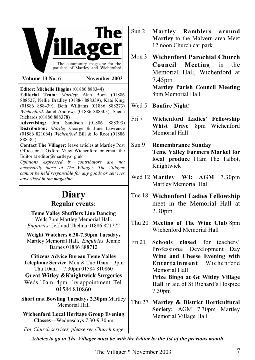 Martley Parish Council