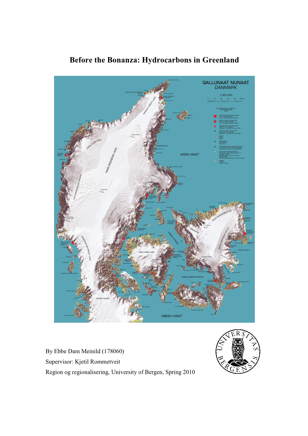 Before the Bonanza: Hydrocarbons in Greenland