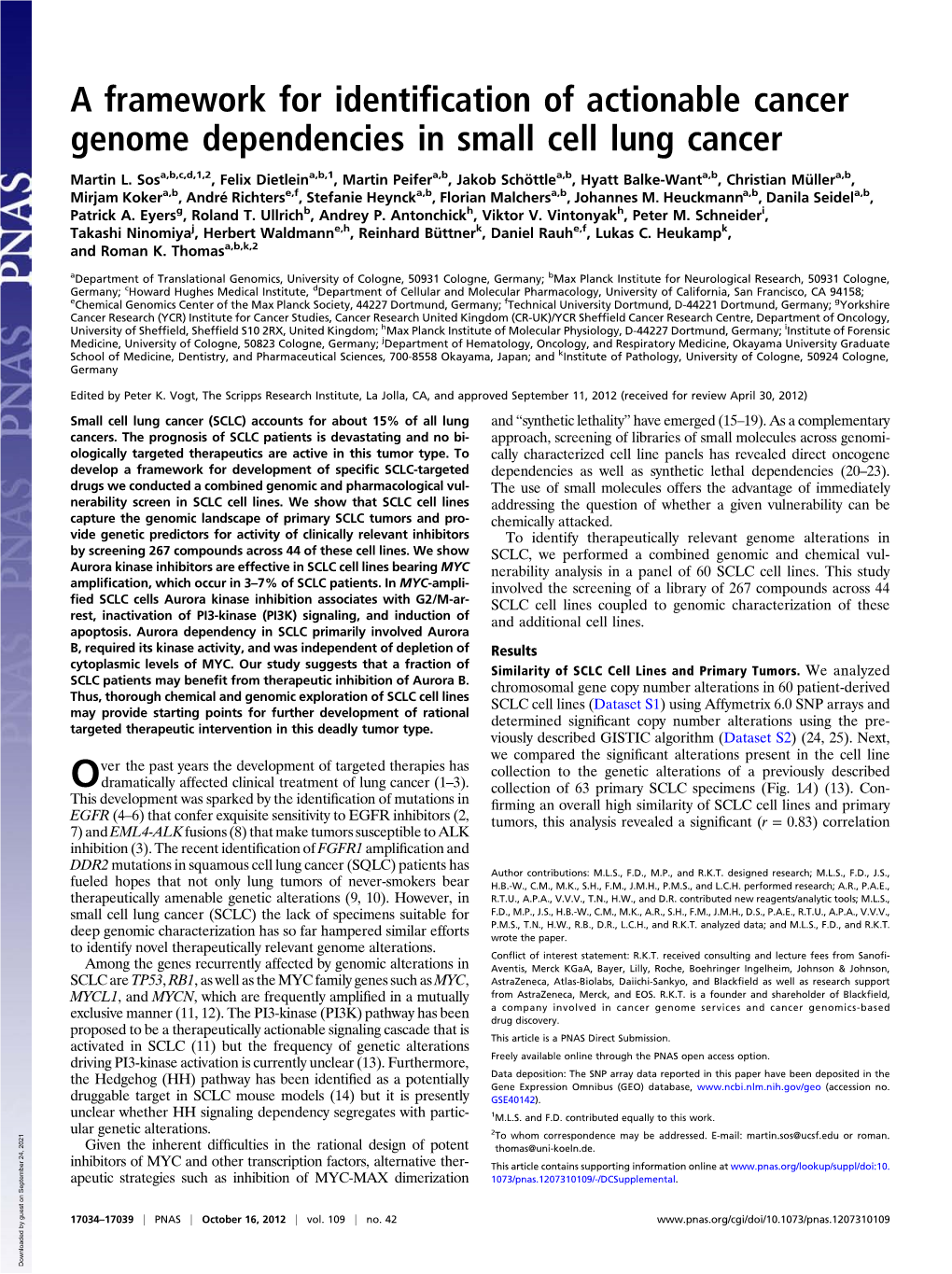 A Framework for Identification of Actionable Cancer Genome