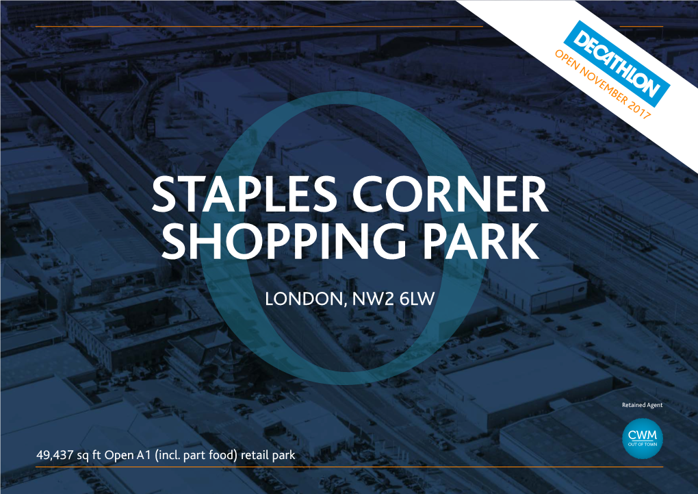 Staples Corner Shopping Park London, Nw2 6Lw